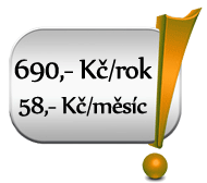Zápis základ za 690,-Kč/rok